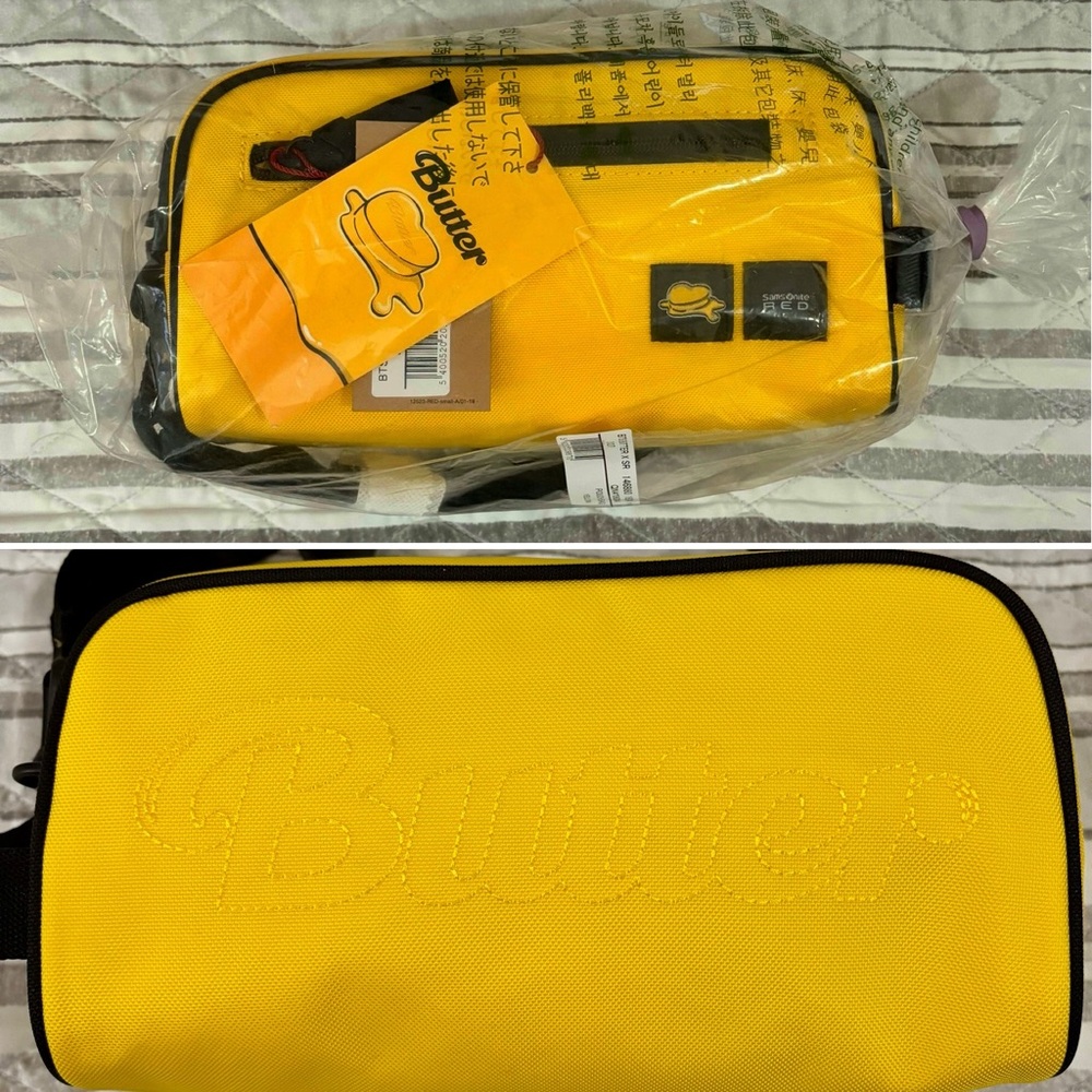 BTS Butter Samsonite Red 2nd Collaboration Pouch Bag